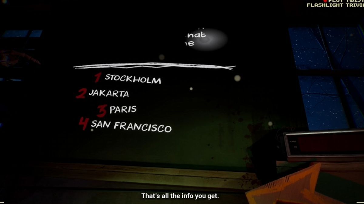 Trivia Murder Party Plot Twist Flashlight Trivia