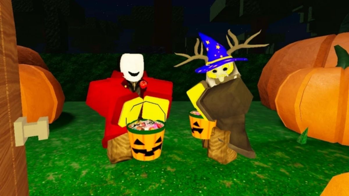Trick or Treat event in 99 nights in the Forest
