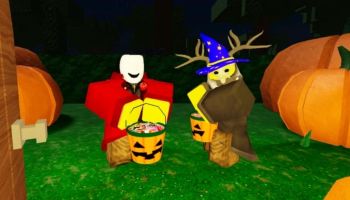 Trick or Treat event in 99 nights in the Forest