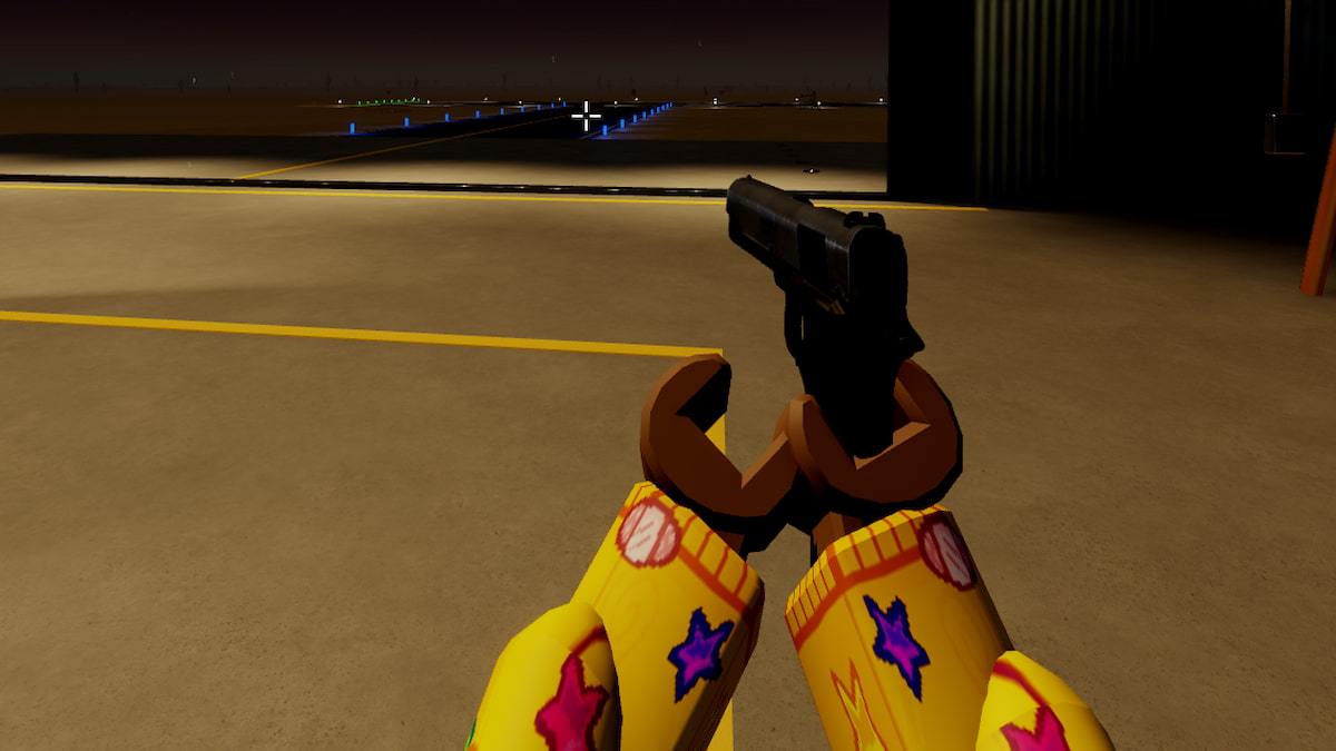 A player shooting in A Long Flight
