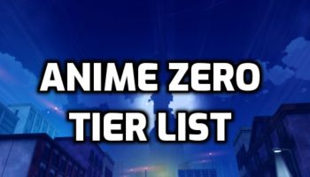 Anime Zero Tier List