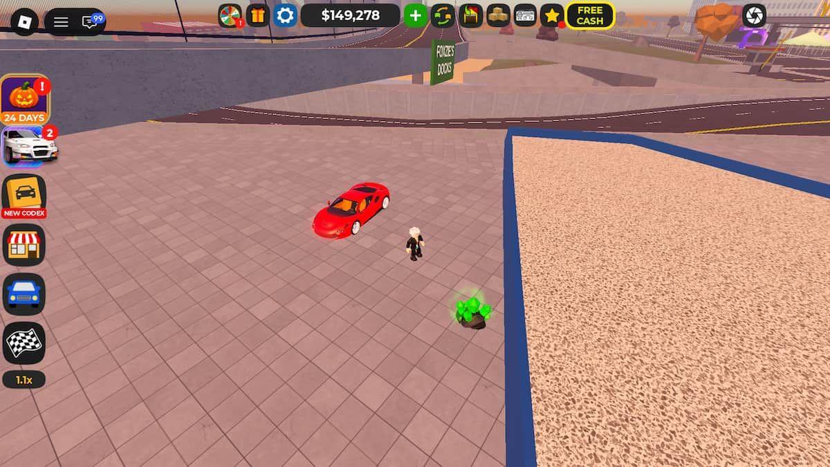Car Dealership Tycoon Green Crystal Location 17
