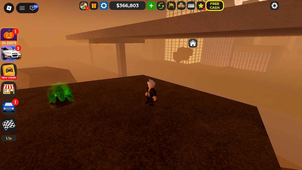 Car Dealership Tycoon Green Crystal Location 40
