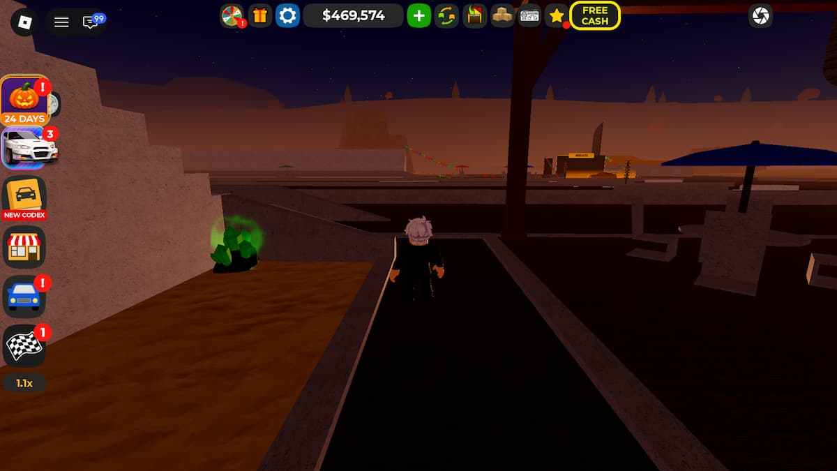 Car Dealership Tycoon Green Crystal Location 50
