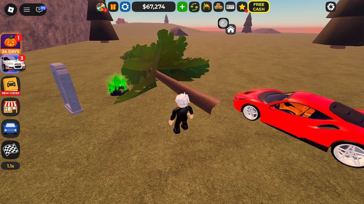 Car Dealership Tycoon Green Crystal Location 6