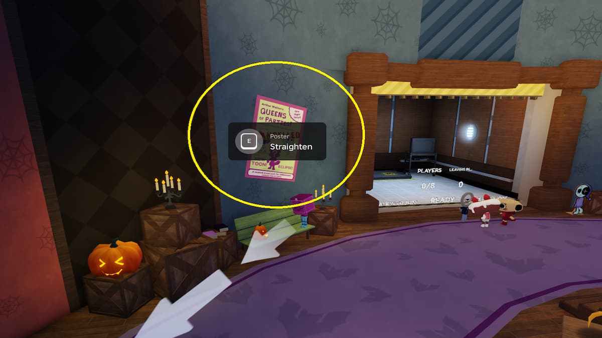 A wall poster in Dandy's World