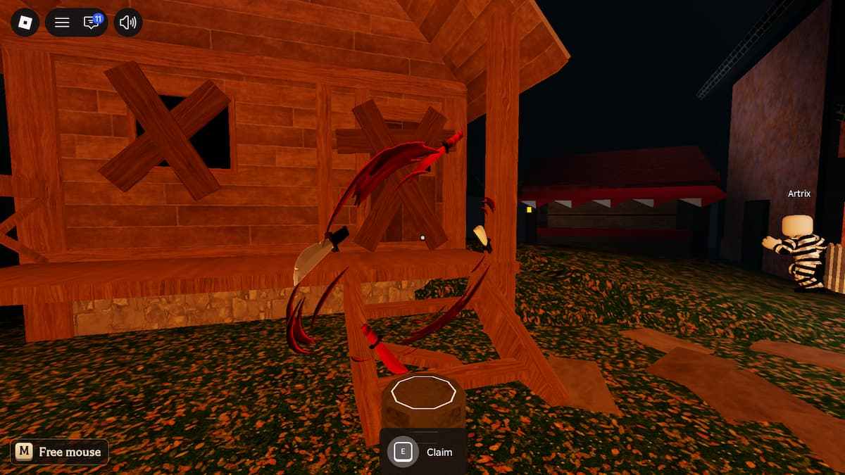 Killer's Knife Aura in The Hollow