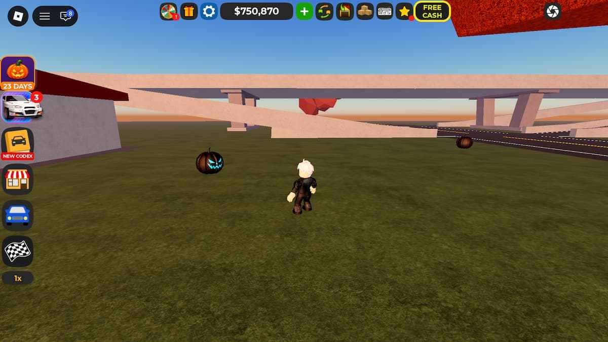 Pumpkins in Car Dealership Tycoon
