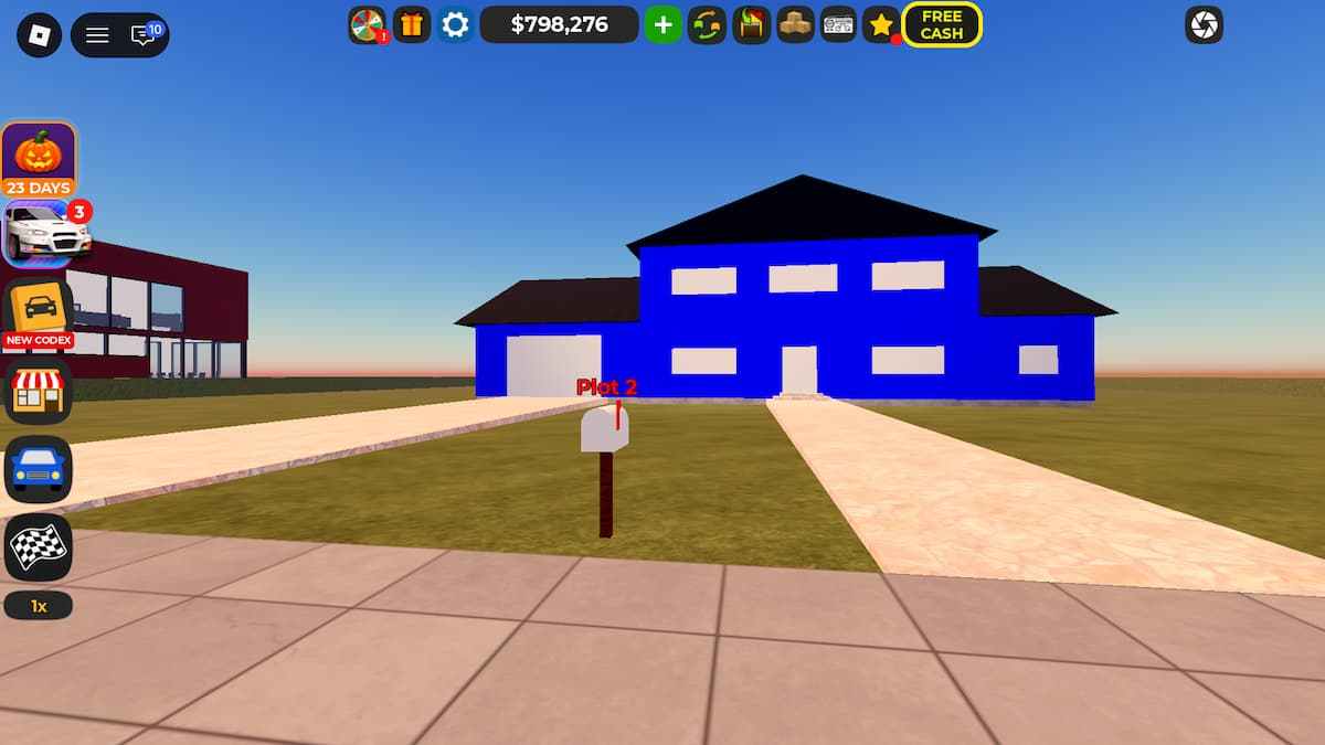 Trick or Treat Houses in Car Dealership Tycoon