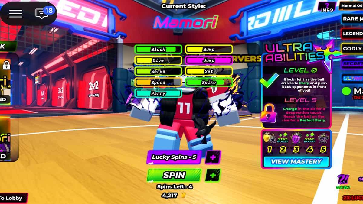 The Mamori Style in Volleyball Legends