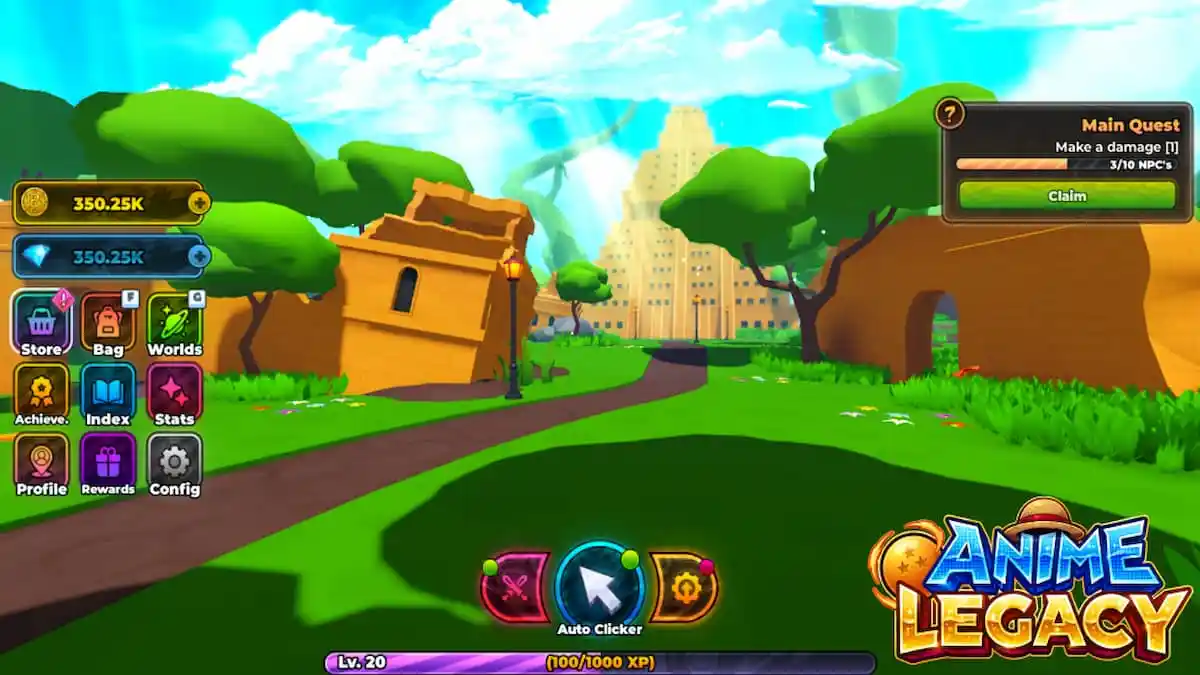 Anime Legacy screenshot from Discord