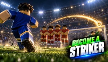 Become a Striker Promotional Image Taken From The Games Page