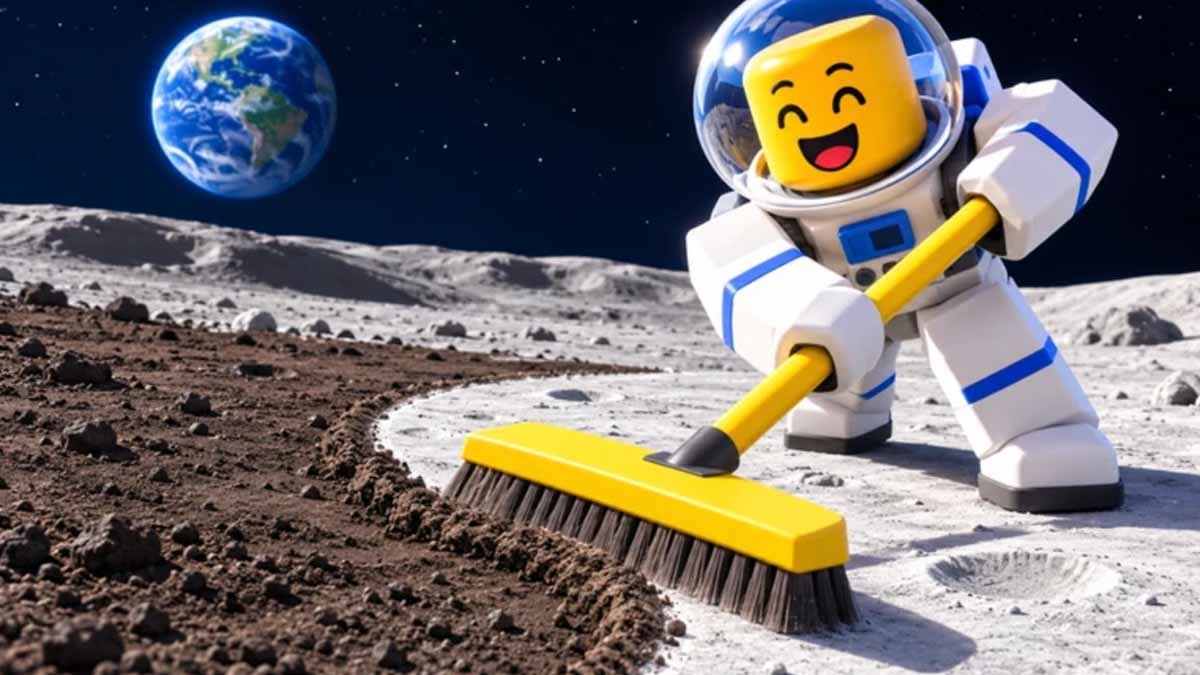 Clean the Moon Codes Promotional Image Taken From The Games Page