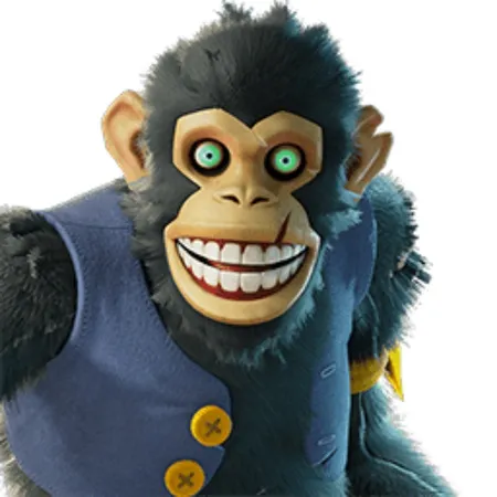Jack-a-Nape skin from The Monkey Fortnite Halloween