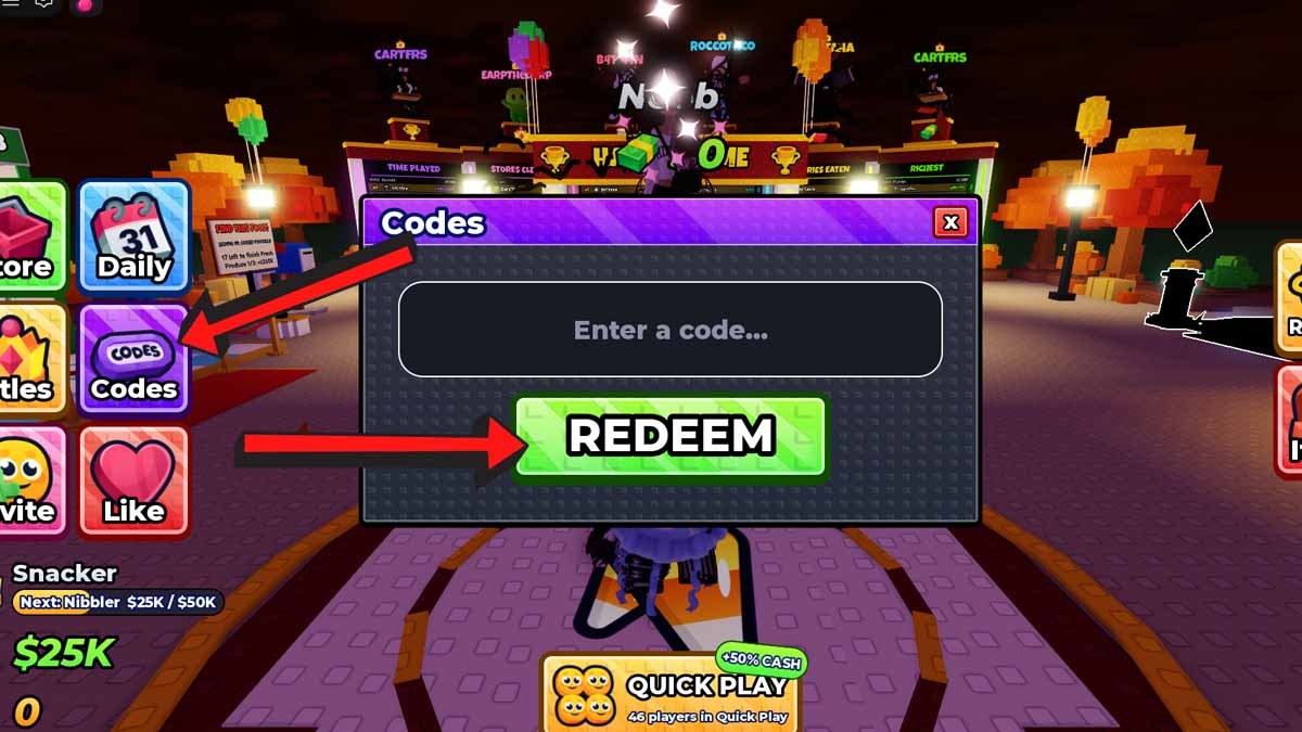 Eat Everything In A Grocery Store Codes Redemption System