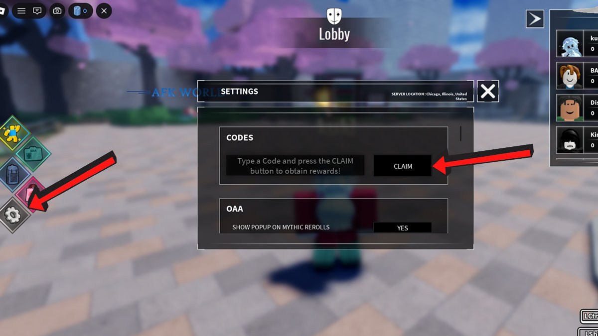 Elite Class Codes Redemption System