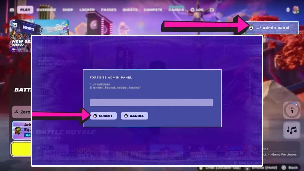 Fortnitemares Codes Redemption System
