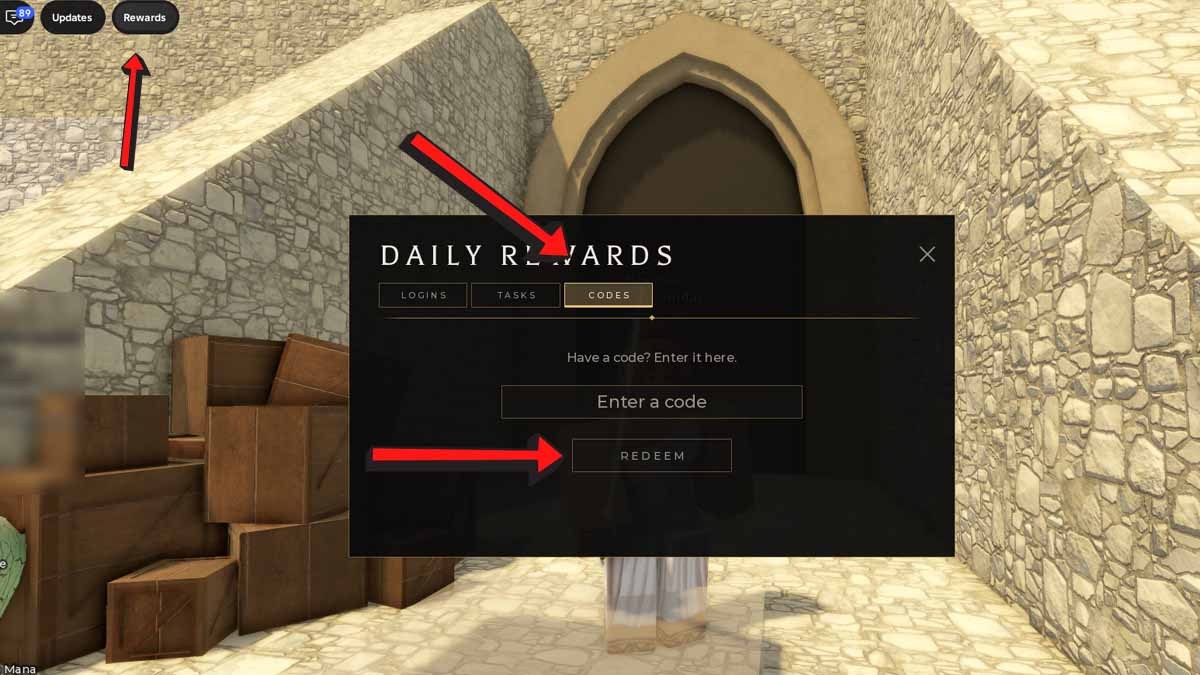 Life in Olympus Codes Redemption System