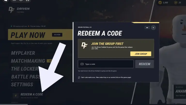 Driven Football Codes (October 2026) [UPD] [OPEN TESTING] — Free DF ...