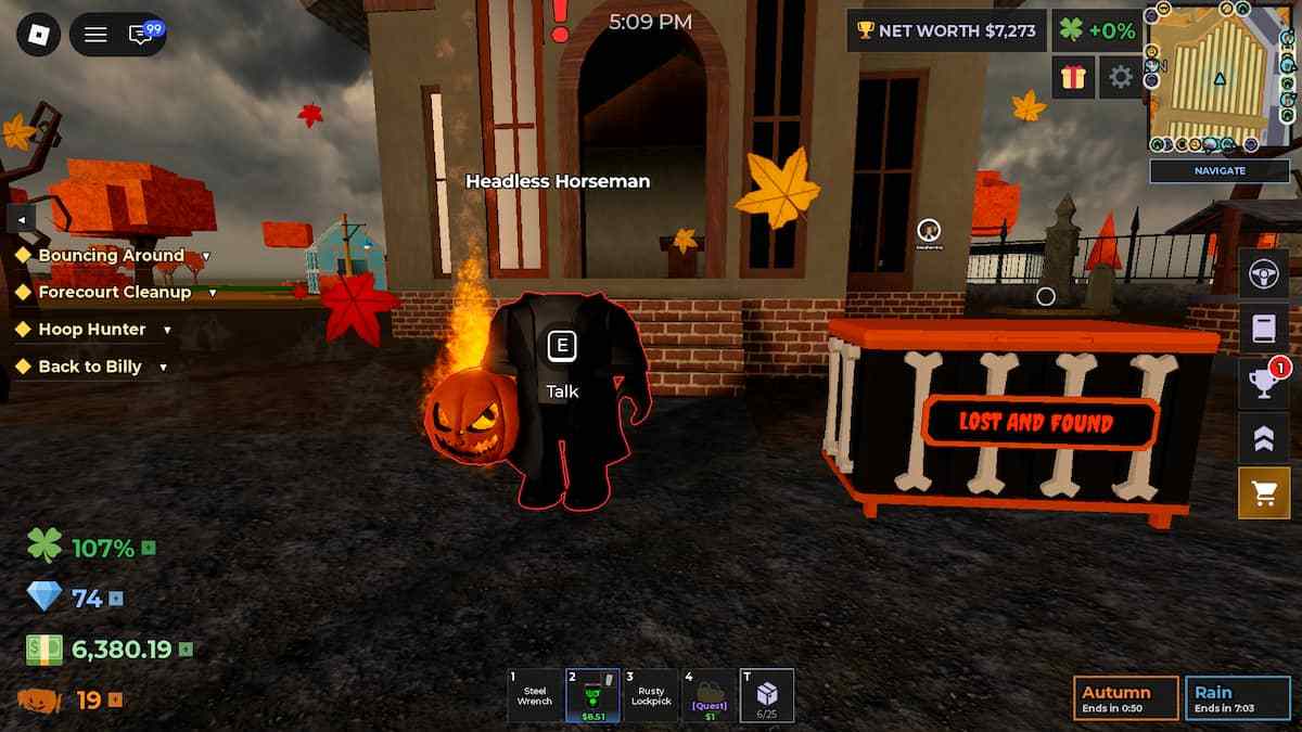 image showing Headless Horseman in Storage Hunters Open World