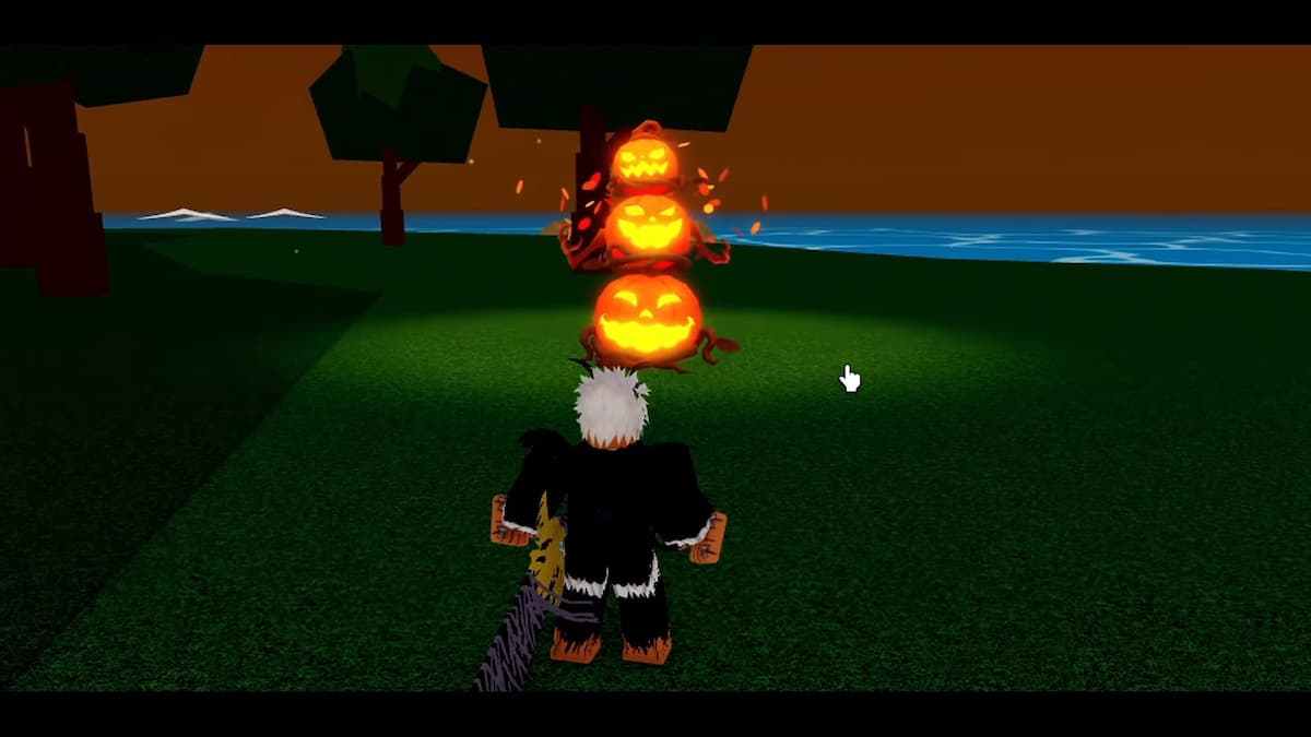 image showing the Jack o Lantern Hunt in Blox Fruits