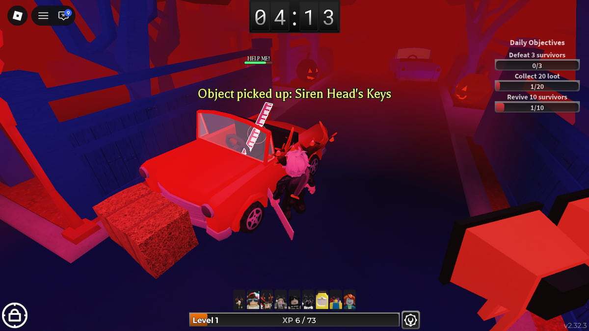 image showing Siren Head's Keys in Survive the Killer