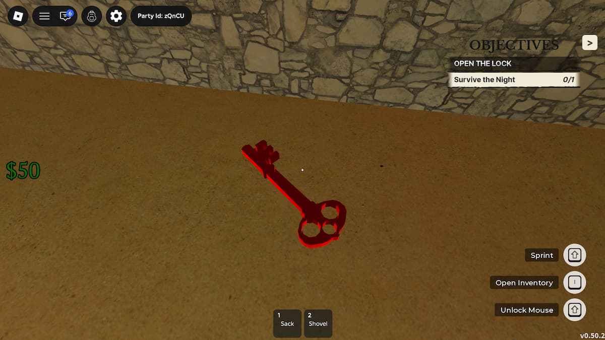 image showing a Phantom Key in Dead Rails The Hollow Event