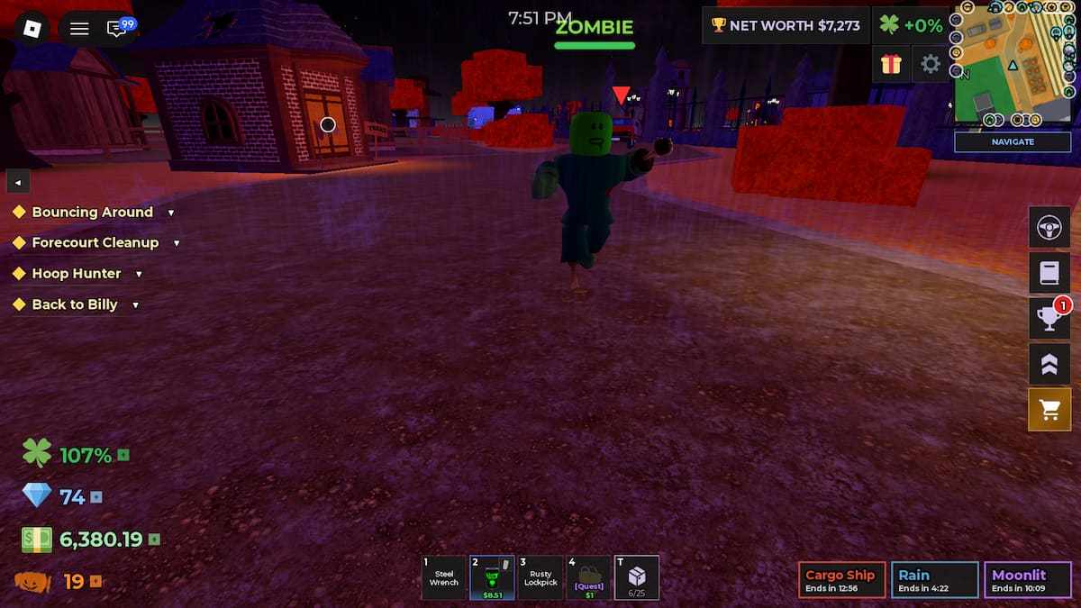 image showing a Zombie in Storage Hunters Open World
