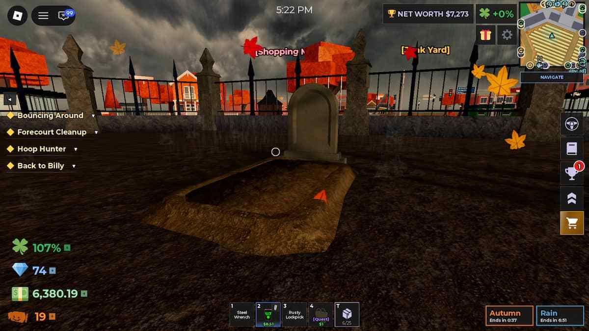 image showing a grave in Storage Hunters Open World
