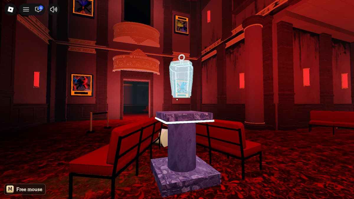 image showing an item pedestal in the hollow floor 8