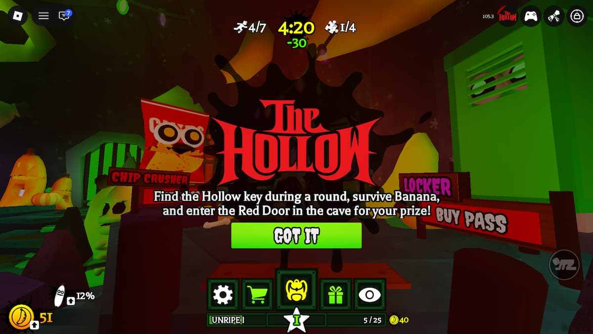 image showing the Banana Eats Hollow Quest
