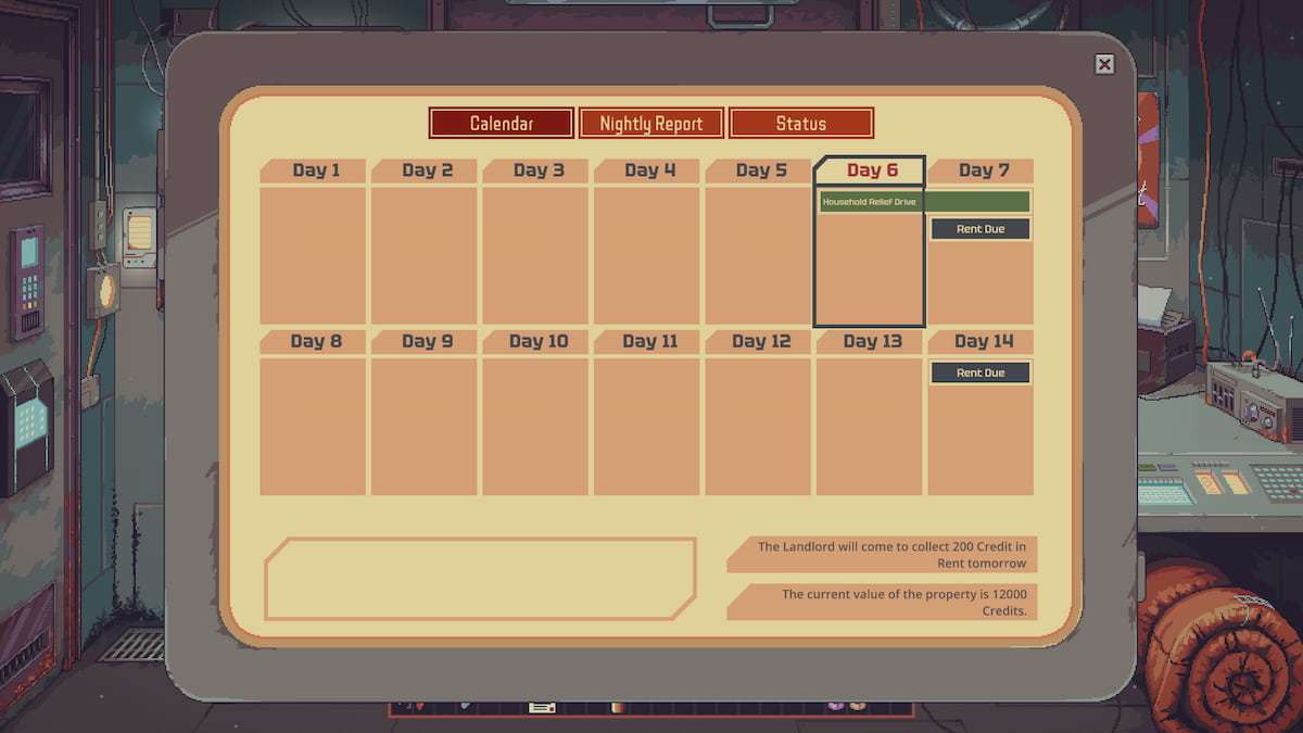 image showing the Calender in Probably Stolen