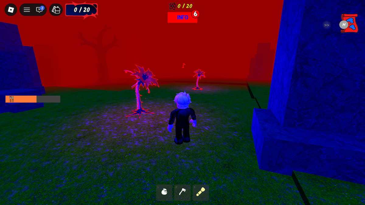 image showing the Red Flower in 99 Nights in the Forest