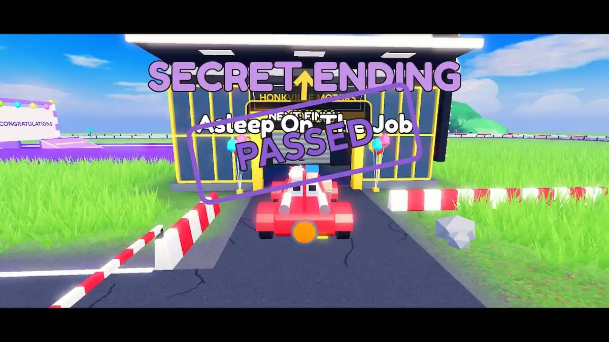 image showing the Secret Ending in Get Your Driver's License