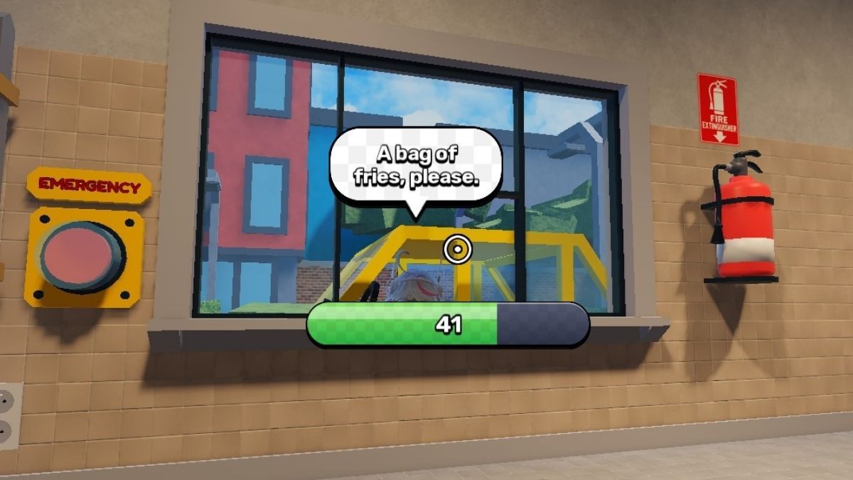service window in Sell Fries!
