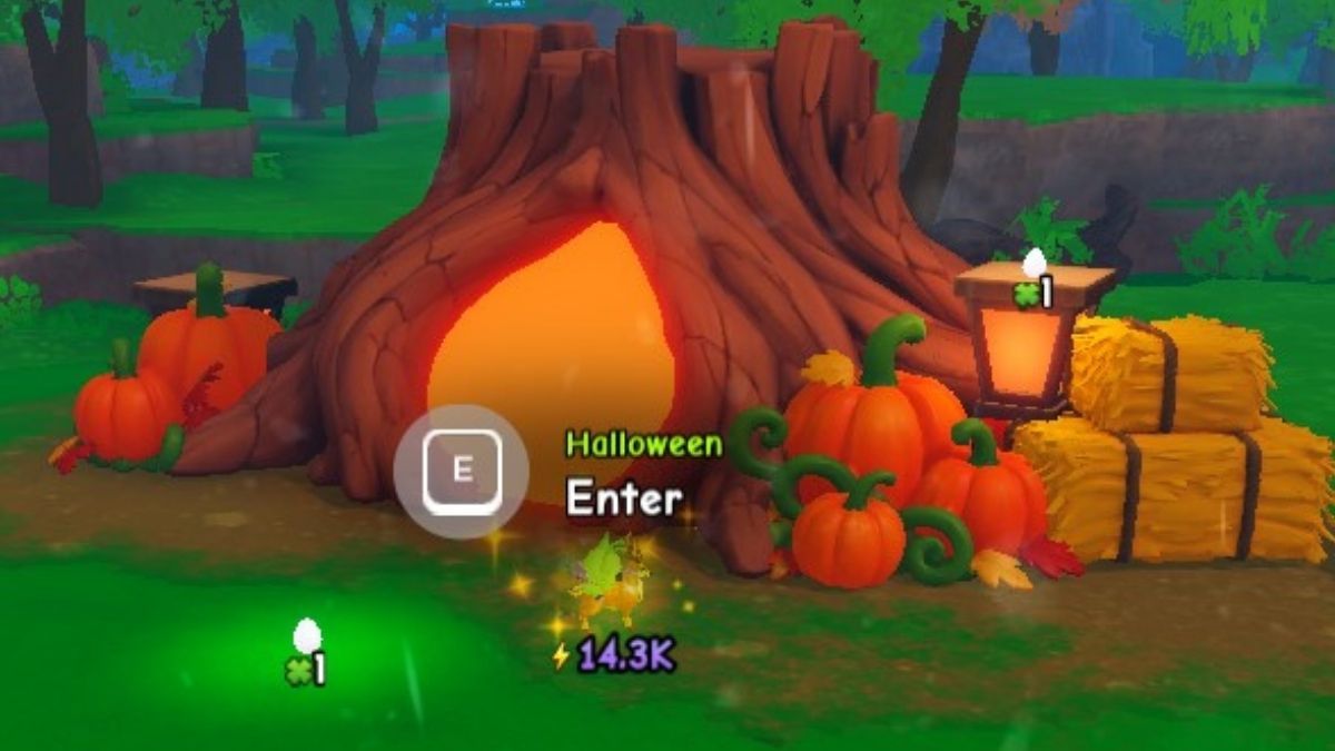 Halloween event portal in Ride a Pet