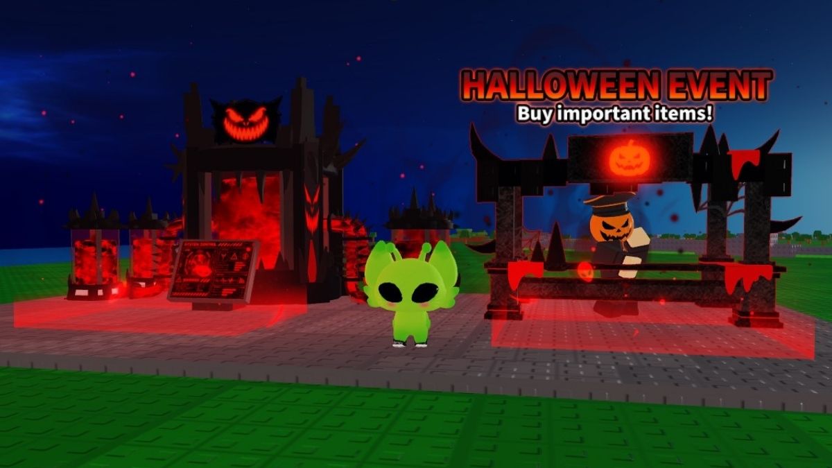 Halloween event area in Mini War