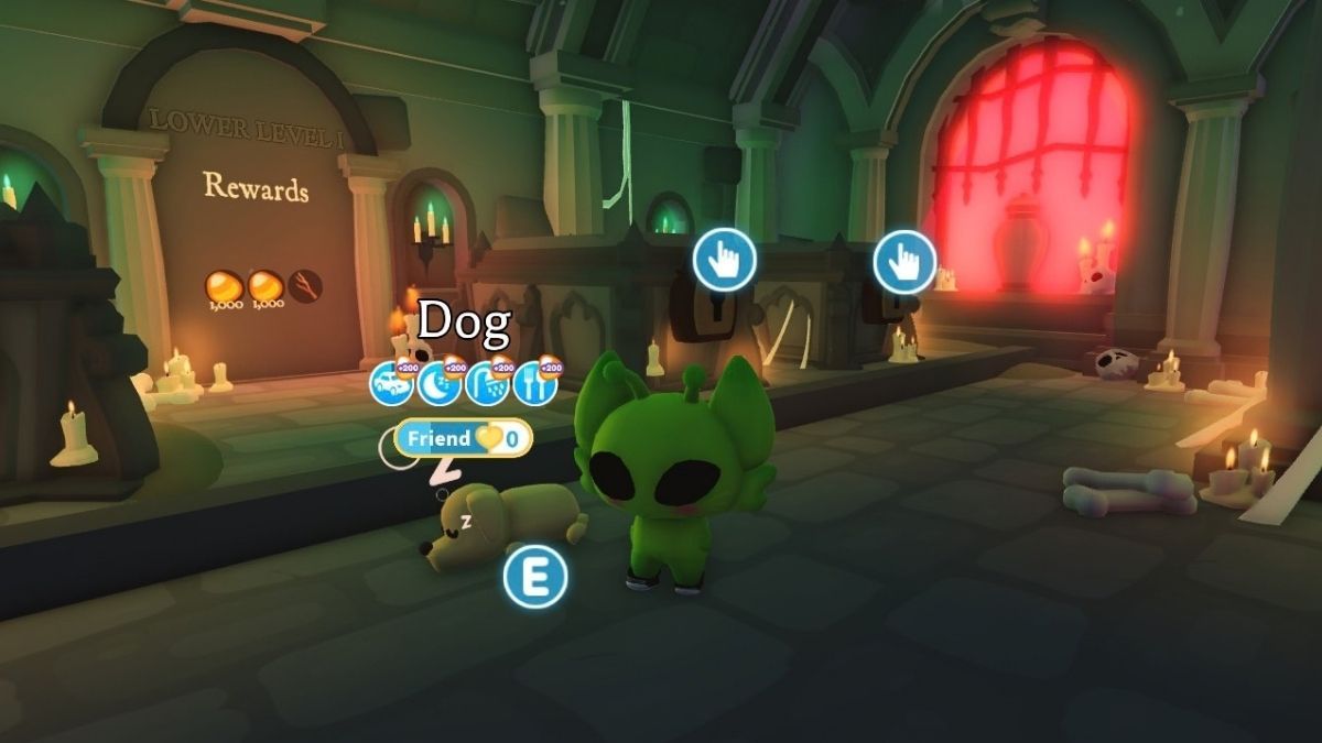 Tombs in the Crypt area  in ADOPT ME